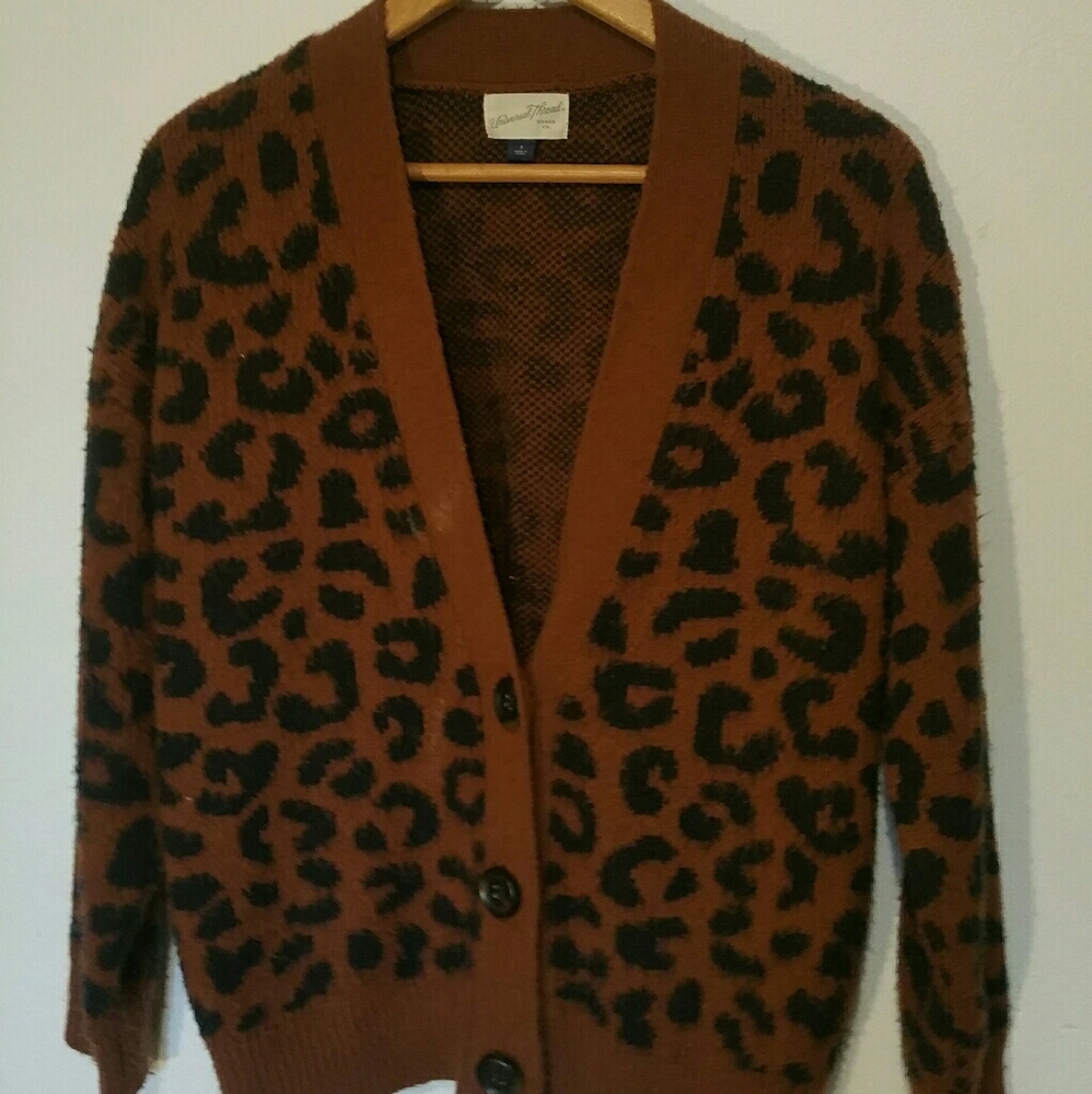 Sm. Animal Print Cardigan